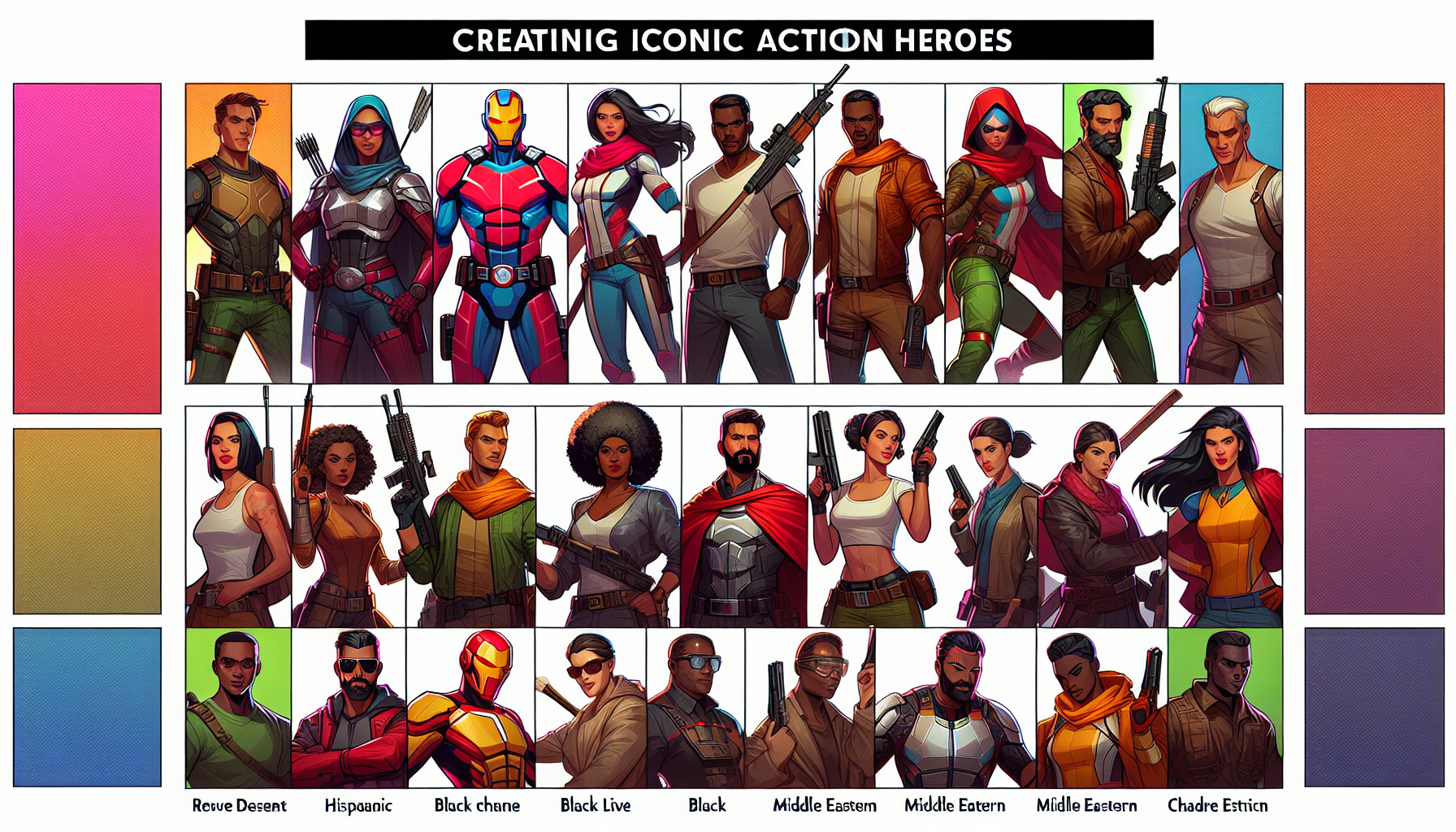 Creating Iconic Action Heroes: A Guide