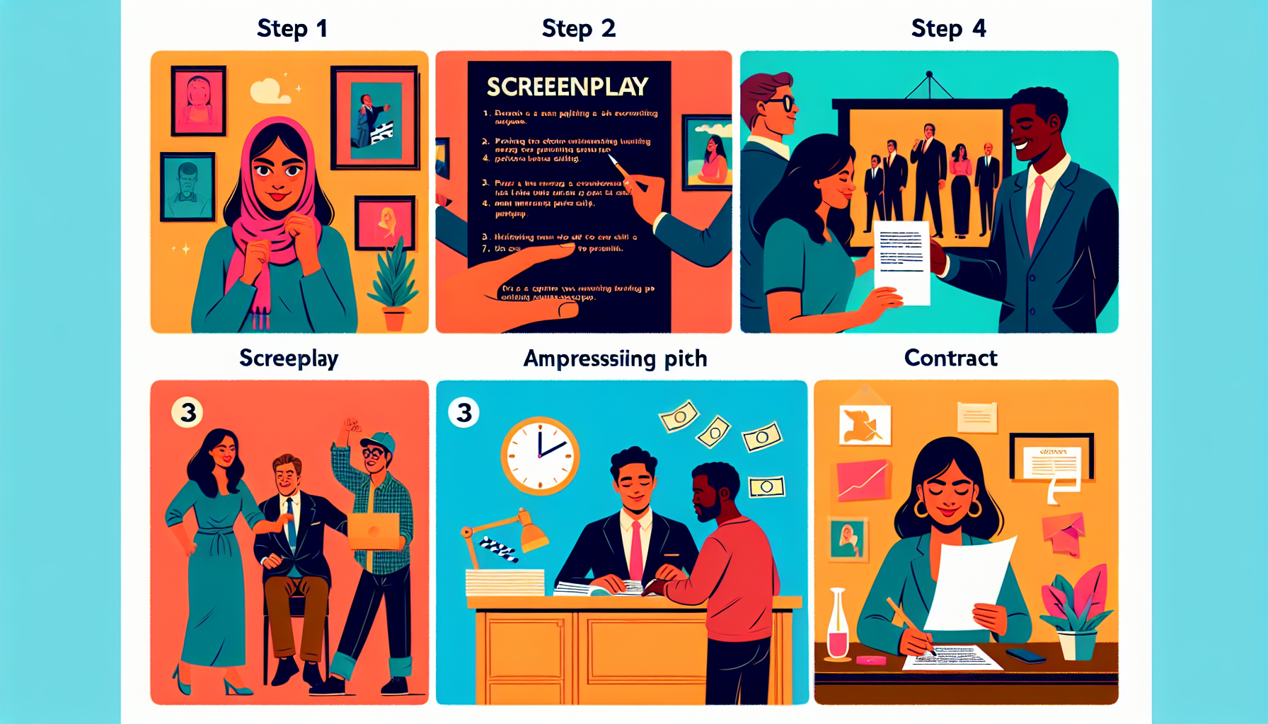 5 Steps to Successfully Selling Your Screenplay